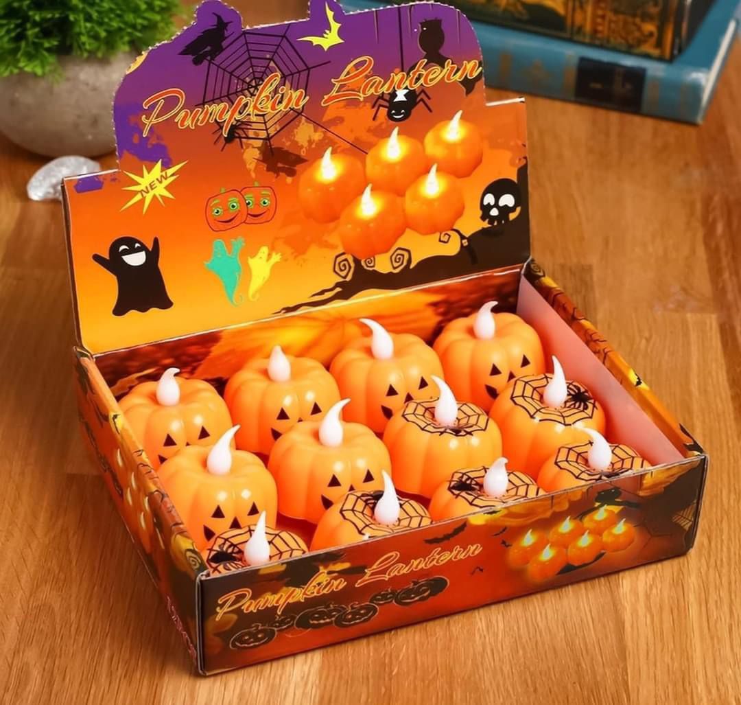 Velas de Calabaza Halloween