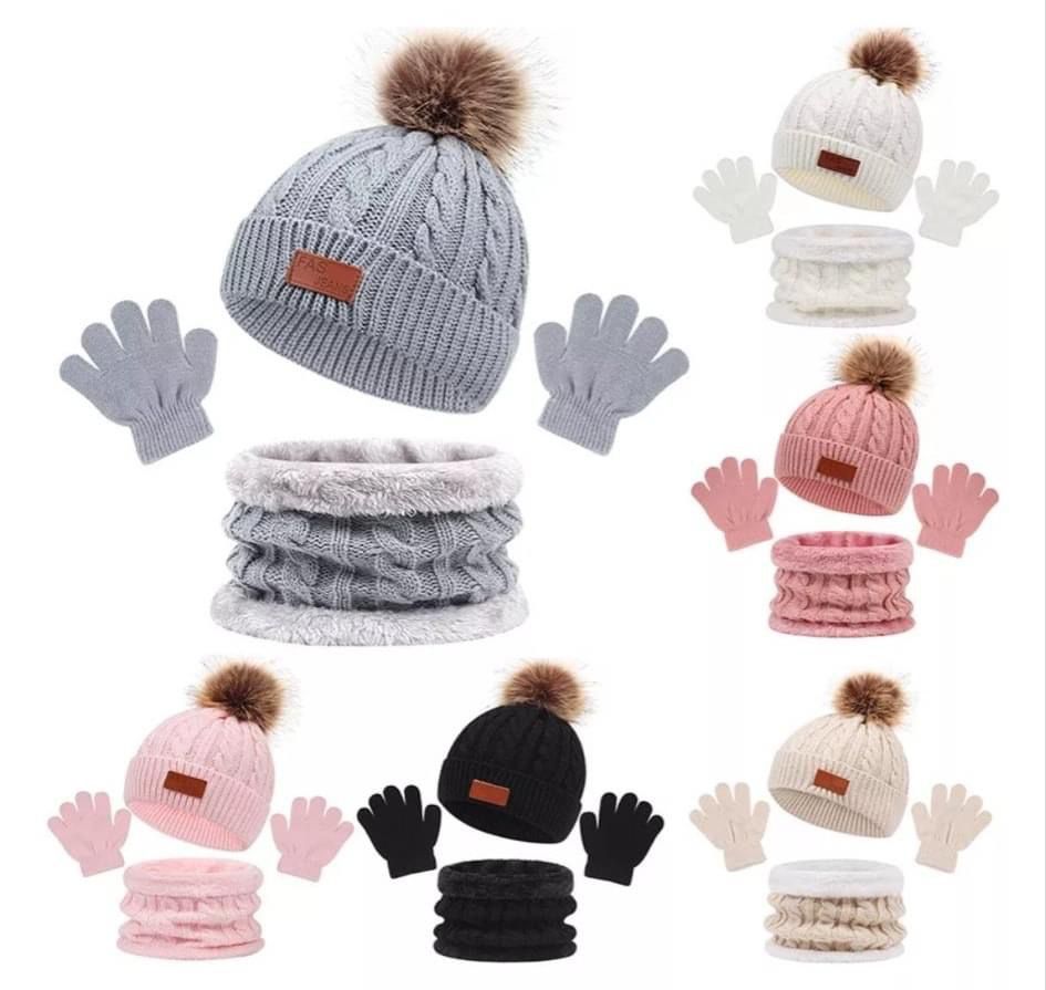 Set Gorro+Guantes+Bufanda
